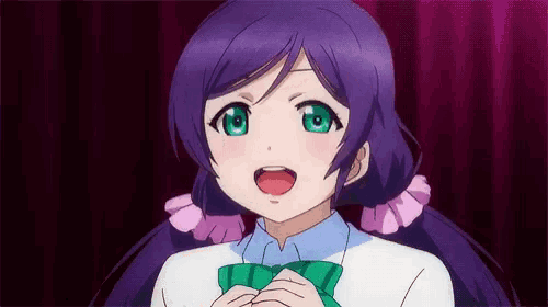 love live! (series), toujou nozomi, animated, low resolution, animated gif, scre