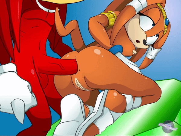 sonic the hedgehog (series), knuckles the echidna, tikal the echidna,  hedgehoglo - sonic the hedgehog hentai gif y vÃ­deo knuckles the echidna  hentai gif y vÃ­deo,tikal the echidna hentai gif y vÃ­deo