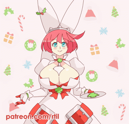 guilty gear, guilty gear xrd, elphelt valentine, rtil, animated, animated gif, l