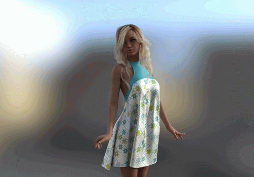 animated, animated gif, big lips, breast expansion, breasts, expansion, female,
