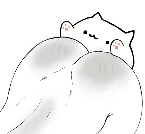 bongo cat, :3, ambiguous/ambiguous, ass, bread, butt bongos, duo, felid, feline