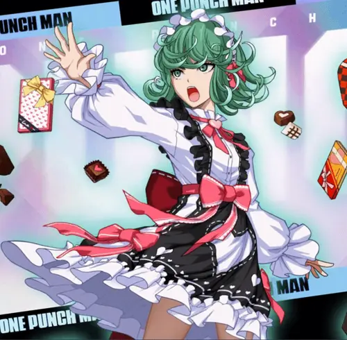 one-punch man, tatsumaki (one-punch man), candy, floating, floating object