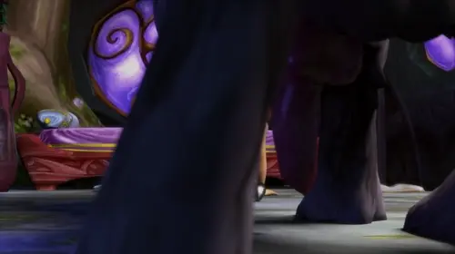 warcraft assumi video by mottec about high_heels(ハイヒール) sagging_testicles(垂れた睾丸) tail(尻尾)