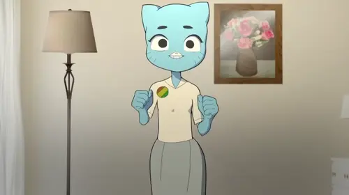 the amazing world of gumball nicole watterson,gumball watterson animated by matchattea about saliva_trail(唾液ブリッジ) sex(セックス) vaginal(膣に)