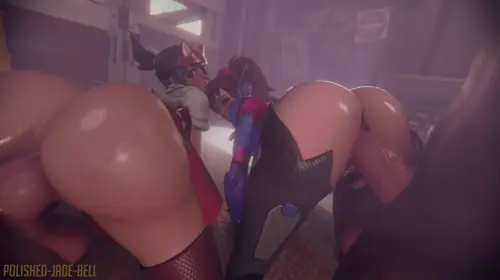 overwatch,overwatch 2 d.va,kiriko video by polished-jade-bell about bare_ass(生尻) sex(セックス) vaginal(膣に)