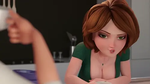 big hero 6,the incredibles helen parr,aunt cass video by redmoa,kittenvox about nail_polish(マニキュア) phone(電話) voluptuous(肉感的な)