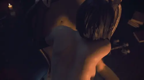 resident evil,resident evil 8: village ethan winters,cassandra animated by hydrafxx about bare_ass(生尻) bouncing_breasts(乳揺れ) navel(おへそ)