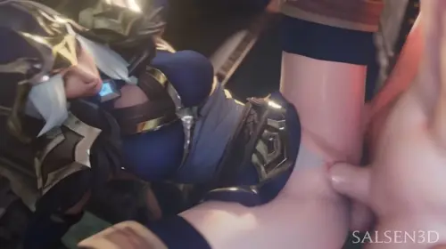league of legends ashe hentai anime by salsen3d about breasts(乳) female(女性) sex(セックス)