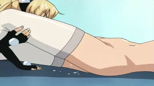 temptation,yuuwaku doujin anime about arms_behind_back(背中の後ろに腕) vaginal_fingering(手マン) vaginal_juices(愛液)