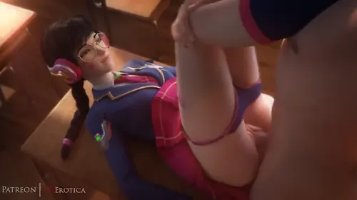 overwatch d.va,academy d.va video by vgerotica about clothing(衣類) male(男性) penis(ペニス)