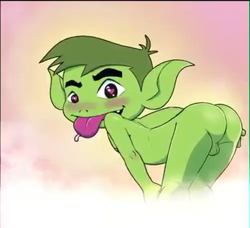 teen titans beast boy doujin anime by jerseydevil about ass(お尻) male_solo(男性一人のみ) nude(裸)
