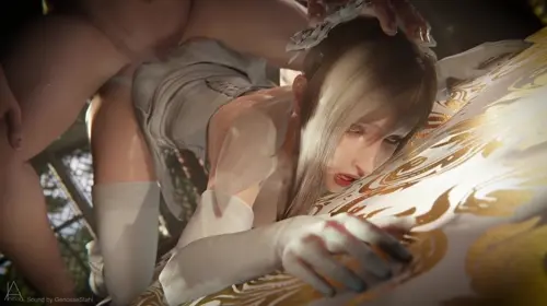 final fantasy,final fantasy xv aranea highwind doujin anime by initial a,genossestahl about dripping_vagina(膣から垂れる) female(女性) taken_from_behind(後ろから挿入)