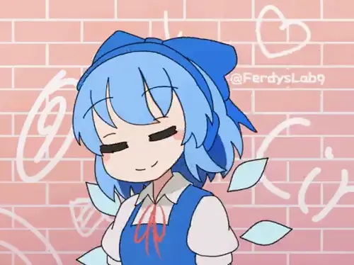 touhou project cirno hentai video by ferdy's lab about blue_bow(ブルーボー) hair_bow(ヘアボウ) solo(一人)