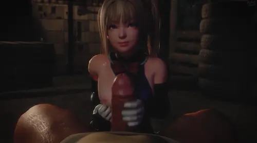 dead or alive,dead or alive 6 marie rose hentai anime by kaogum about 1girl(女性一人) blue_leotard(青いレオタード) detached_sleeves(分離袖)