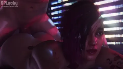 cyberpunk 2077 judy alvarez hentai video by spluckytama about female(女性) from_behind(後ろからの視点) lipstick(口紅)