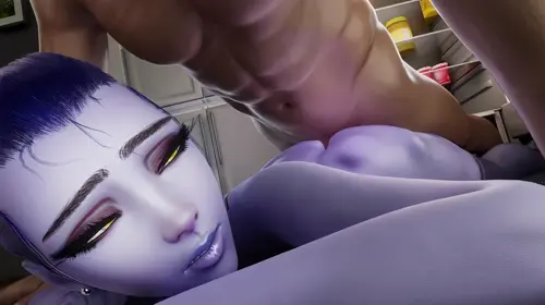 overwatch widowmaker hentai video by conseitnsfw about 1boy(男一人) groping(弄り) hand_on_head(頭に手)