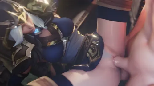 league of legends ashe video by salsen3d about female(女性) male(男性) vagina(膣)