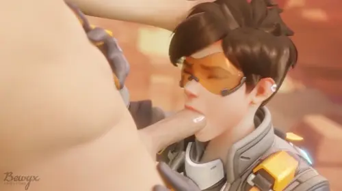 tracer hentai video by bewyx about deepthroat(ディープ・スロート) male(男性) semen_on_hair(髪にザーメン)