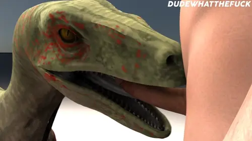 velociraptor animated