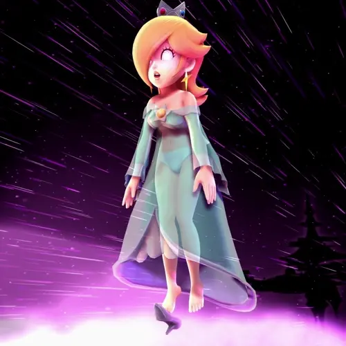 mario,super mario galaxy rosalina doujin anime by onmodel3d