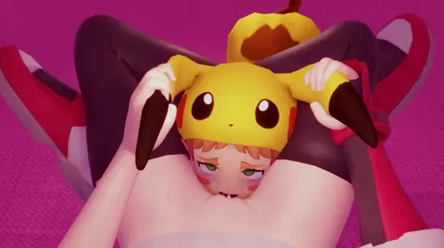 Pokemon Pokemon Species,Pokemon Character,Nemona,Pikachu,Poke Kid hentai anime by Thenaysayer34