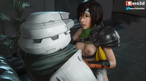 Final Fantasy,Final Fantasy Vii,Final Fantasy Vii Remake Yuffie Kisaragi,Shinra,yuffie doujin anime by Ero3d