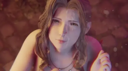 Final Fantasy,Final Fantasy Vii Aerith Gainsborough animated by Bulgingsenpai