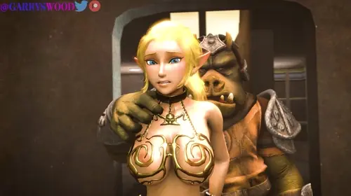 The Legend Of Zelda,The Legend Of Zelda: Breath Of The Wild,Star Wars Link,Princess Zelda,Zelda,Jabba The Hutt hentai video by Garryswood