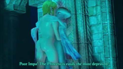 The Legend Of Zelda Link,Princess Ruto animated by Secaz