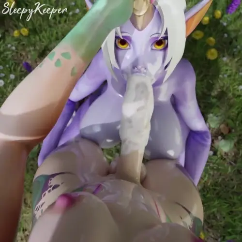 League Of Legends,Riot Games Soraka,Neeko Nemuko doujin anime by Sleepykeeper